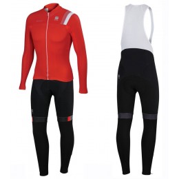 2016 Sportful JSW Rot Fahrradbekleidung Satz Radtrikot Langarm+Lang Trägerhose 2016 Sportful JSW Rot Fahrradbekleidung Satz Radtrikot Langarm+Lang Trägerhose