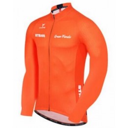 2016 Strava Fahrradtrikot Langarm orange 2016 Strava Fahrradtrikot Langarm orange