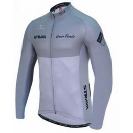 2016 Strava Fahrradtrikot Langarm grau 2016 Strava Fahrradtrikot Langarm grau