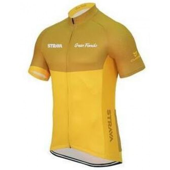 2016 Strava gelb Radtrikot Kurzarm 2016 Strava gelb Radtrikot Kurzarm