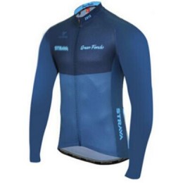 2016 Strava Fahrradtrikot Langarm blau 2016 Strava Fahrradtrikot Langarm blau