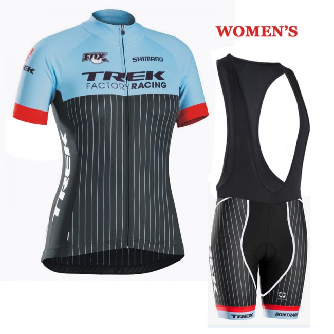 2016 Trek Damen Fahrradbekleidung Satz Fahrradtrikot Kurzarm Trikot und Kurz Trägerhose 02 2016 Trek Damen Fahrradbekleidung Satz Fahrradtrikot Kurzarm Trikot und Kurz Trägerhose 02