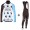 2017 AG2R La Mondiale Weiß Fahrradbekleidung Satz Radtrikot Langarm+Lang Trägerhose
