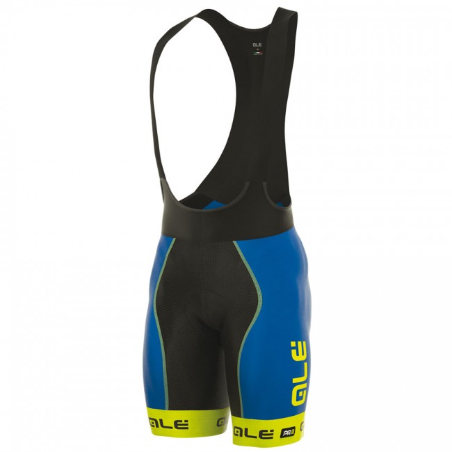 2017 Ale Graphics PRR Bermuda Kurz Trägerhose Blau Gelb Fluo 2017 Ale Graphics PRR Bermuda Kurz Trägerhose Blau Gelb Fluo