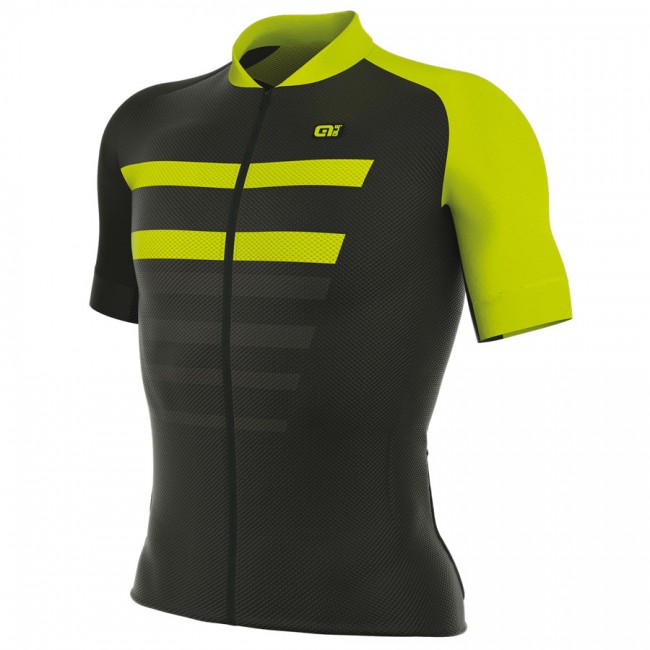 2017 Ale PRR 2.0 Piuma Radtrikot Kurzarm Schwarz Gelb Fluo 2017 Ale PRR 2.0 Piuma Radtrikot Kurzarm Schwarz Gelb Fluo