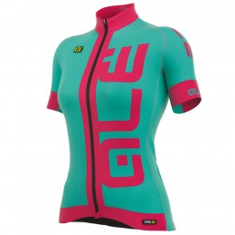 2017 Damen Ale PRR Arcobaleno Radtrikot Kurzarm Light Blau Pink 2017 Damen Ale PRR Arcobaleno Radtrikot Kurzarm Light Blau Pink