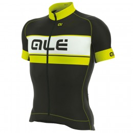 2017 Ale Graphics PRR Bermuda Radtrikot Kurzarm Schwarz Gelb Fluo 2017 Ale Graphics PRR Bermuda Radtrikot Kurzarm Schwarz Gelb Fluo