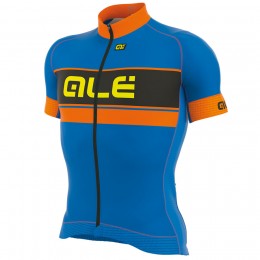 2017 Ale Graphics PRR Bermuda Radtrikot Kurzarm Blau Orange Fluo 2017 Ale Graphics PRR Bermuda Radtrikot Kurzarm Blau Orange Fluo