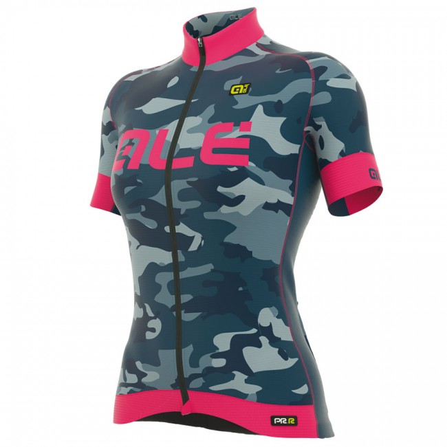 2017 Damen Ale Graphics PRR Camo Radtrikot Kurzarm Blau Pink 2017 Damen Ale Graphics PRR Camo Radtrikot Kurzarm Blau Pink