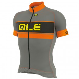 2017 Ale Graphics PRR Bermuda Radtrikot Kurzarm Grau Orange 2017 Ale Graphics PRR Bermuda Radtrikot Kurzarm Grau Orange