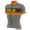 2017 Ale Graphics PRR Bermuda Radtrikot Kurzarm Grau Orange