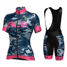 2017 Damen Ale Graphics PRR Camo Blau-Rose Fahrradbekleidung Satz Radtrikot Kurzarm+Kurz Trägerhose 2017 Damen Ale Graphics PRR Camo Blau-Rose Fahrradbekleidung Satz Radtrikot Kurzarm+Kurz Trägerhose