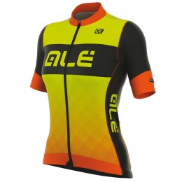 2017 Damen Ale R-EV1 Rumbles Radtrikot Kurzarm Orange Gelb Fluo 2017 Damen Ale R-EV1 Rumbles Radtrikot Kurzarm Orange Gelb Fluo