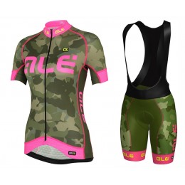 2017 Damen Ale Graphics PRR Camo Grün-Rose Fahrradbekleidung Satz Radtrikot Kurzarm+Kurz Trägerhose 2017 Damen Ale Graphics PRR Camo Grün-Rose Fahrradbekleidung Satz Radtrikot Kurzarm+Kurz Trägerhose