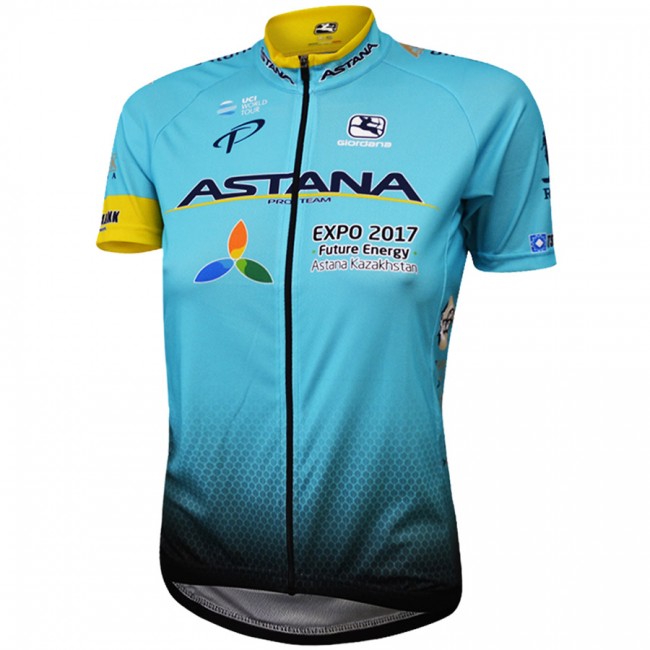 Astana Pro Team 2017 Damen Radtrikot Kurzarm Astana Pro Team 2017 Damen Radtrikot Kurzarm