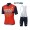 BAHRAIN-MERIDA Fahrradbekleidung Satz Radtrikot Kurzarm+Kurz Trägerhose 2017