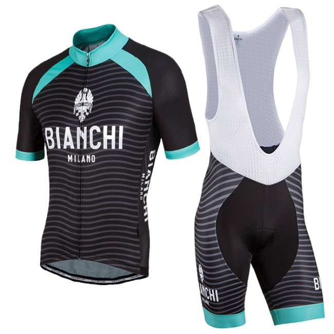 Bianchi Milano 2017 Fahrradbekleidung Satz Radtrikot Kurzarm+Kurz Trägerhose A3 Bianchi Milano 2017 Fahrradbekleidung Satz Radtrikot Kurzarm+Kurz Trägerhose A3