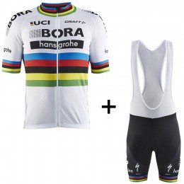 BORA Hansgrohe Pro Team 2017 UCI World Champion Fahrradbekleidung Satz Radtrikot Kurzarm+Kurz Trägerhose BORA Hansgrohe Pro Team 2017 UCI World Champion Fahrradbekleidung Satz Radtrikot Kurzarm+Kurz Trägerhose