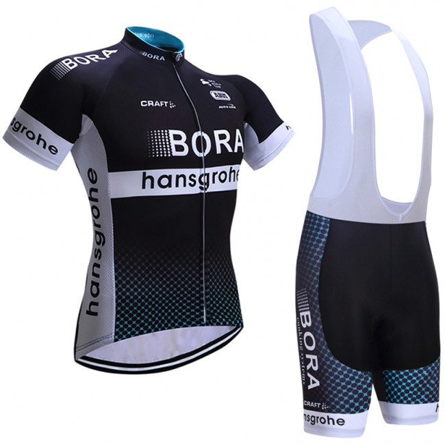 BORA Hansgrohe 2017 Fahrradbekleidung Satz Radtrikot Kurzarm+Kurz Trägerhose BORA Hansgrohe 2017 Fahrradbekleidung Satz Radtrikot Kurzarm+Kurz Trägerhose