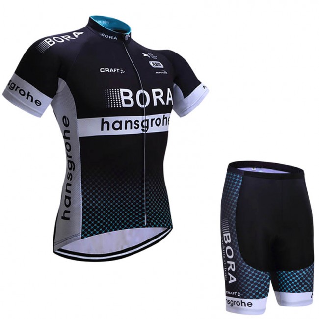 BORA Hansgrohe 2017 Fahrradbekleidung Satz Radtrikot Kurzarm+Kurz Radhose BORA Hansgrohe 2017 Fahrradbekleidung Satz Radtrikot Kurzarm+Kurz Radhose
