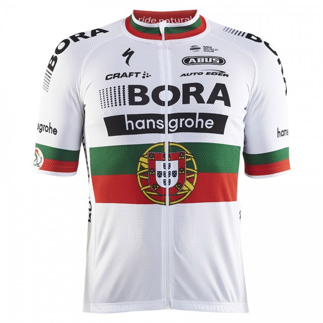 BORA Hansgrohe Pro Team 2017 Champion Portugais Radtrikot Kurzarm BORA Hansgrohe Pro Team 2017 Champion Portugais Radtrikot Kurzarm