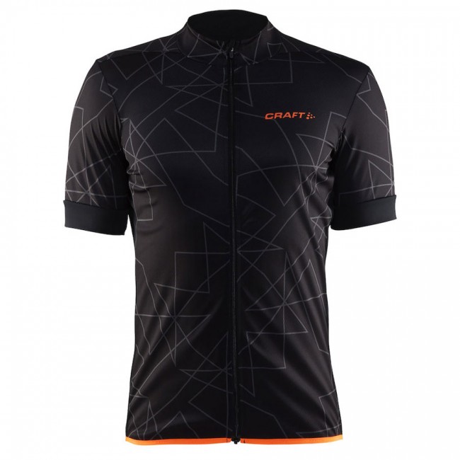 Craft Reel Graphic Axeon 2017 Radtrikot Kurzarm Schwarz Orange Craft Reel Graphic Axeon 2017 Radtrikot Kurzarm Schwarz Orange