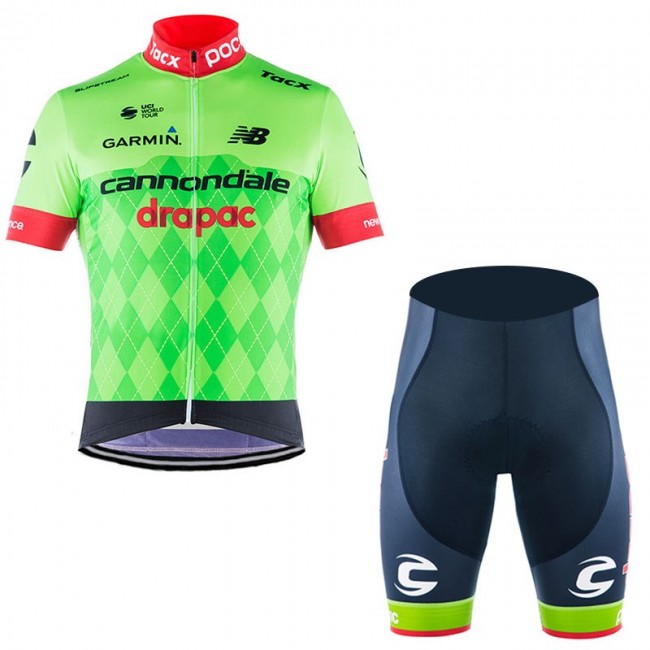 2017 Cannondale Drapac Team Fahrradbekleidung Satz Radtrikot Kurzarm+Kurz Radhose 2017 Cannondale Drapac Team Fahrradbekleidung Satz Radtrikot Kurzarm+Kurz Radhose