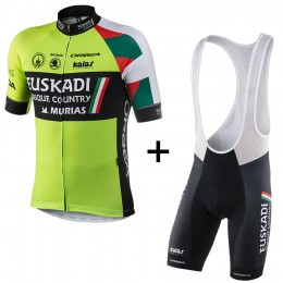 2017 Euskadi Fahrradbekleidung Satz Radtrikot Kurzarm+Kurz Trägerhose 2017 Euskadi Fahrradbekleidung Satz Radtrikot Kurzarm+Kurz Trägerhose