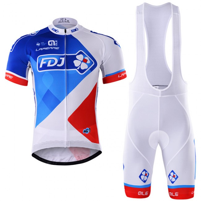 2017 FDJ Proteam Fahrradbekleidung Satz Radtrikot Kurzarm+Kurz Trägerhose 2017 FDJ Proteam Fahrradbekleidung Satz Radtrikot Kurzarm+Kurz Trägerhose