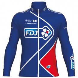 FDJ Pro 2017 Blau Radtrikot Langarm FDJ Pro 2017 Blau Radtrikot Langarm