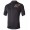 2017 Team FOX Homme Schwarz Gold Radtrikot Kurzarm