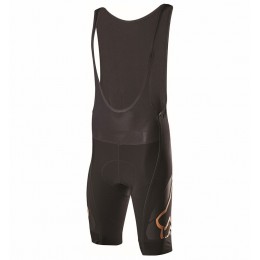 2017 Team FOX Homme Schwarz Gold Kurz Trägerhose 2017 Team FOX Homme Schwarz Gold Kurz Trägerhose