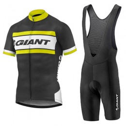 2017 Giant Gelb Schwarz Fahrradbekleidung Satz Radtrikot Kurzarm+Kurz Trägerhose 2017 Giant Gelb Schwarz Fahrradbekleidung Satz Radtrikot Kurzarm+Kurz Trägerhose