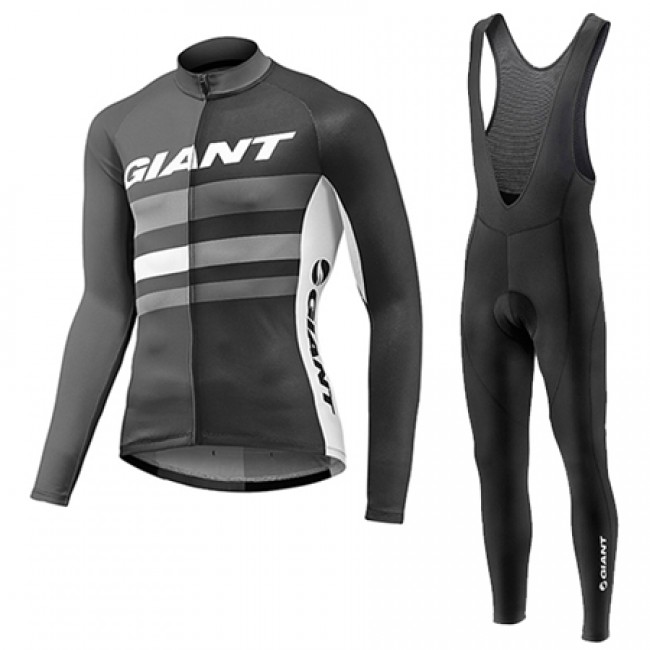 2017 Giant Fahrradbekleidung Satz Radtrikot Langarm+Lang Trägerhose Schwarz 2017 Giant Fahrradbekleidung Satz Radtrikot Langarm+Lang Trägerhose Schwarz