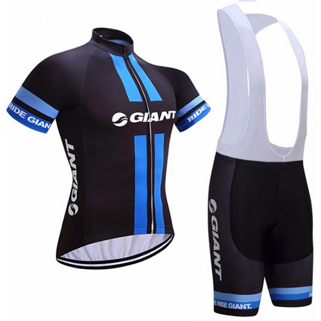 2017 Giant Fahrradbekleidung Satz Radtrikot Kurzarm+Kurz Trägerhose Schwarz 2017 Giant Fahrradbekleidung Satz Radtrikot Kurzarm+Kurz Trägerhose Schwarz