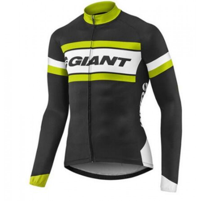 2017 Giant Gelb Schwarz Radtrikot Langarm 2017 Giant Gelb Schwarz Radtrikot Langarm