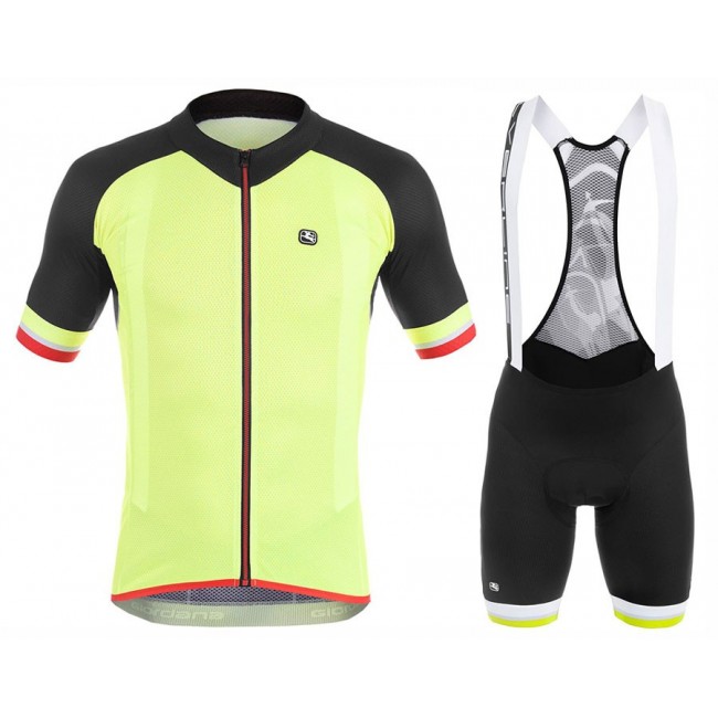 2017 Giordana Silber Line Schwarz-Gelb Fahrradbekleidung Satz Radtrikot Kurzarm+Kurz Trägerhose 2017 Giordana Silber Line Schwarz-Gelb Fahrradbekleidung Satz Radtrikot Kurzarm+Kurz Trägerhose