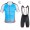2017 Giordana Sahara Blau Fahrradbekleidung Satz Radtrikot Kurzarm+Kurz Trägerhose