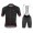 2017 Giordana Silber Line Schwarz-Rot Fahrradbekleidung Satz Radtrikot Kurzarm+Kurz Trägerhose