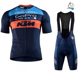 2017 KTM Blau-Orange Fahrradbekleidung Satz Radtrikot Kurzarm+Kurz Trägerhose 2017 KTM Blau-Orange Fahrradbekleidung Satz Radtrikot Kurzarm+Kurz Trägerhose