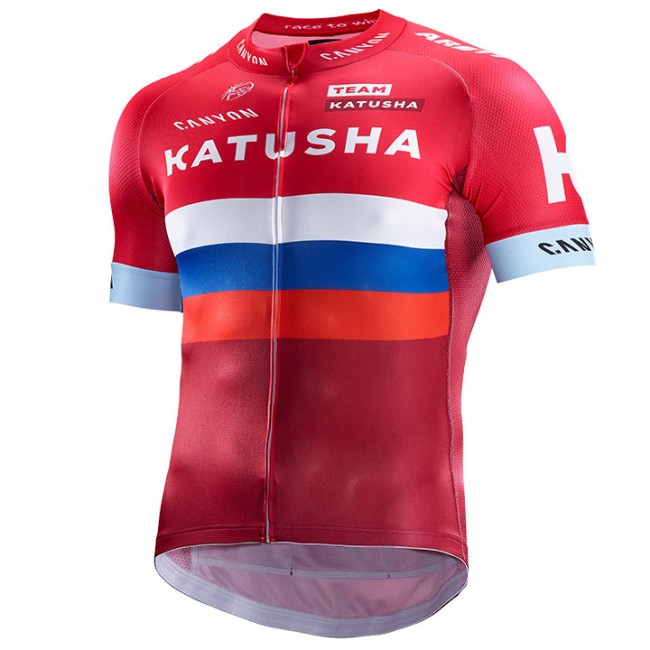 Katusha 2017 Radtrikot Kurzarm Katusha 2017 Radtrikot Kurzarm