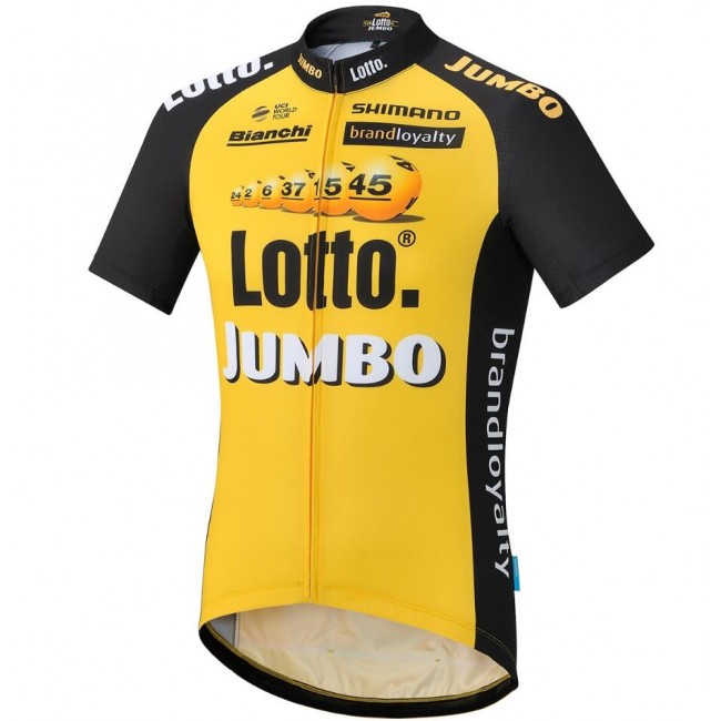 2017 LOTTO JUMBO Radtrikot Kurzarm 2017 LOTTO JUMBO Radtrikot Kurzarm
