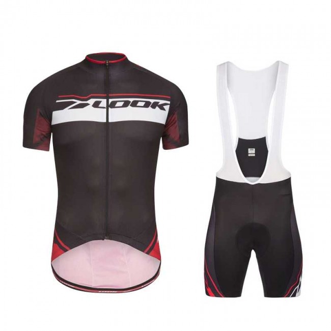 Look 2017 Rot Fahrradbekleidung Satz Radtrikot Kurzarm+Kurz Trägerhose Look 2017 Rot Fahrradbekleidung Satz Radtrikot Kurzarm+Kurz Trägerhose