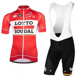 2017 LOTTO SOUDAL Fahrradbekleidung Satz Radtrikot Kurzarm+Kurz Trägerhose 2017 LOTTO SOUDAL Fahrradbekleidung Satz Radtrikot Kurzarm+Kurz Trägerhose