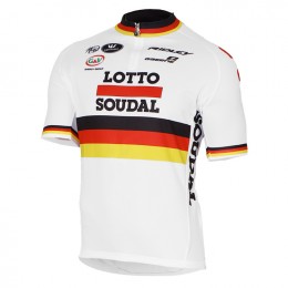 2017 LOTTO SOUDAL Germany Weiß Radtrikot Kurzarm 2017 LOTTO SOUDAL Germany Weiß Radtrikot Kurzarm