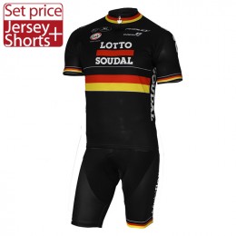 2017 LOTTO SOUDAL Germany Schwarz Fahrradbekleidung Satz Radtrikot Kurzarm+Kurz Radhose 2017 LOTTO SOUDAL Germany Schwarz Fahrradbekleidung Satz Radtrikot Kurzarm+Kurz Radhose