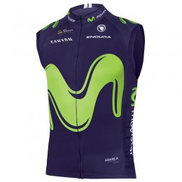2017 Movistar ärmellose 2017 Movistar ärmellose