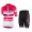 2017 Nalini PRO dolomiti Damen Rosa Fahrradbekleidung Satz Radtrikot Kurzarm+Kurz Trägerhose