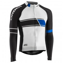 2017 Orbea Pro Radtrikot Langarm Weiß Schwarz Blau 2017 Orbea Pro Radtrikot Langarm Weiß Schwarz Blau