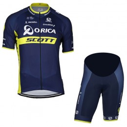2017 Orica Scott Fahrradbekleidung Satz Radtrikot Kurzarm+Kurz Radhose 2017 Orica Scott Fahrradbekleidung Satz Radtrikot Kurzarm+Kurz Radhose